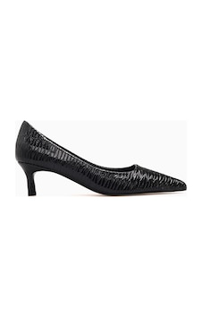 Kuum Kadın Stiletto Ayakkabı 26y K70-4318 Siyah Rugan Kuum Kadın Stiletto Ayakkabı 26y K70-4318 Siyah Rugan