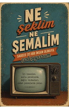 Nostaljik Türk Filmi Sözü Mdf Tablo 20x30 Cm Retro Duvar Dekoru