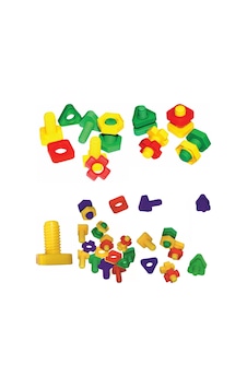 King Kids Vidalı Eğitici Şekiller 64 Parça King Kids Vidalı Eğitici Şekiller 64 Parça