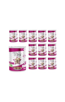 Prostar Yetişkin Köpek Biftekli Pate Yaş Mama 400 Gr X 12 Adet