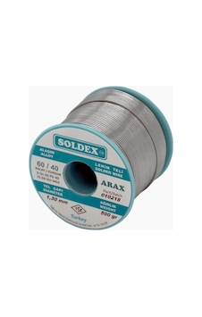 500 GR LEHİM 1,3 MM ARAXLI LEHİM SOLDEX 500 GR LEHİM 1,3 MM ARAXLI LEHİM SOLDEX
