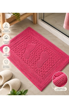 Dokuma Pamuklu Emici Ve Yumuşak Dokulu Ayak Havlusu 50 X 70 Cm Pembe Dokuma Pamuklu Emici Ve Yumuşak Dokulu Ayak Havlusu 50 X 70 Cm Pembe