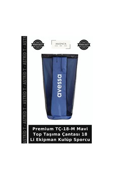 Premium Tç-18-m Mavi Top Taşıma Çantası 18 Li Ekipman Kulüp Sporcu Premium Tç-18-m Mavi Top Taşıma Çantası 18 Li Ekipman Kulüp Sporcu