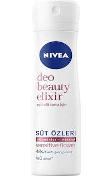 Nivea Beauty Elixir Sensitive Flower Kadın Sprey Deodorant 150 ML Nivea Beauty Elixir Sensitive Flower Kadın Sprey Deodorant 150 ML