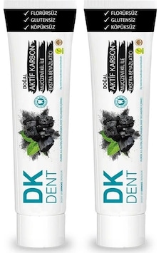 Dkdent Karbonlu Diş Macunu 2 x 75 ML Dkdent Karbonlu Diş Macunu 2 x 75 ML