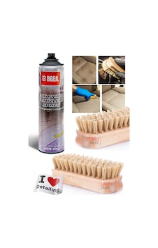 Araba Temizleme Spreyi Çok Amaçlı Köpük Sprey+ Deri Detay Temizlik Fırçası Kayın Ahşap Büyük Boy Araba Temizleme Spreyi Çok Amaçlı Köpük Sprey+ Deri Detay Temizlik Fırçası Kayın Ahşap Büyük Boy