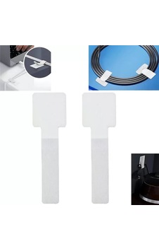 Sn-29137 Beyaz Yapışkanlı 10'lu Kablo Düzenleyici Sn-29137 Beyaz Yapışkanlı 10'lu Kablo Düzenleyici