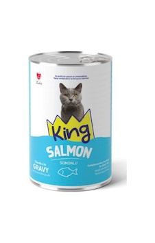 Somonlu Sos İçinde Parçacıklı Yetişkin Kedi Konservesi 415g
