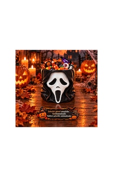Cadılar Bayramı Çığlık Maskesi Şekerlik Halloween Korku Temalı Dekoratif Şeker Çikolata Kasesi Siyah - Beyaz Siyah - Beyaz Cadılar Bayramı Çığlık Maskesi Şekerlik Halloween Korku Temalı Dekoratif Şeker Çikolata Kasesi Siyah - Beyaz Siyah - Beyaz