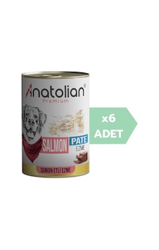 Anatolian Premium Adult Salmon Pate Somonlu Yetişkin Ezme Köpek Konservesi 6 x 400 G Anatolian Premium Adult Salmon Pate Somonlu Yetişkin Ezme Köpek Konservesi 6 x 400 G