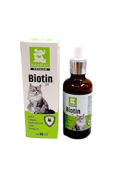 Nanbell Kediler İçin Omega 3-6 Biotin Kolajen 50 ML