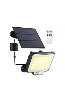 Greentech Güneş Enerjili, Hareket Sensörlü, 228 Boncuk Led Aydınlatma/gt-sl33