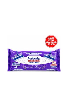 Freshmaker Lavanta Mop Islak Havlu 50 Yaprak 4xl 20x34.5 Cm- 6'li Paket Tekli Freshmaker Lavanta Mop Islak Havlu 50 Yaprak 4xl 20x34.5 Cm- 6'li Paket Tekli