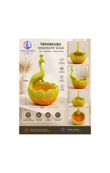Tavuskuşu Dekoratif Organizer Kase 3d Baskı Takılık Ve Anahtarlık Tavuskuşu Dekoratif Organizer Kase 3d Baskı Takılık Ve Anahtarlık
