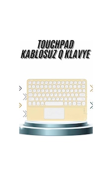 Android Ve iOS Uyumlu Bluetooth Klavye Touchpad Slim Kablosuz Wifi Q Klavye Android Ve iOS Uyumlu Bluetooth Klavye Touchpad Slim Kablosuz Wifi Q Klavye