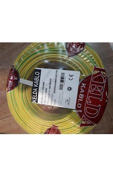 100 METRE 6 MM CCA NYAF ELEKTRİK KABLOSU - SARI 100 METRE 6 MM CCA NYAF ELEKTRİK KABLOSU - SARI