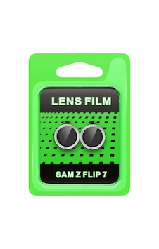 Newface - 458 - Samsung Galaxy Z Flip 7 Raze Metal Kamera Lens - Csmo-tex - - Gümüş