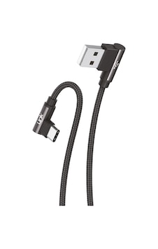 Linktech K594 Safe TYPE-C USB 90 Derece Şarj Kablosu Siyah Linktech K594 Safe TYPE-C USB 90 Derece Şarj Kablosu Siyah