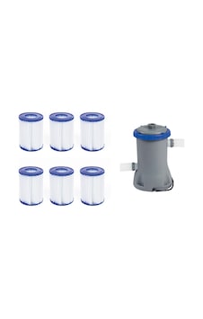 Bestway İntex Havuzlarla Uyumlu Devirdaim Motoru 3028lt Filtre Seti BW717 Bestway İntex Havuzlarla Uyumlu Devirdaim Motoru 3028lt Filtre Seti BW717
