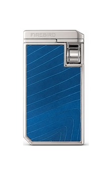 Firebird Çift Torch Pürmüz Gümüş Mavi Puro Çakmağı Trm1015 Firebird Çift Torch Pürmüz Gümüş Mavi Puro Çakmağı Trm1015