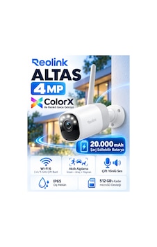 Altas 4mp Colorx Bataryalı Ip Güvenlik Kamerası - 20000mah Süper Batarya Altas 4mp Colorx Bataryalı Ip Güvenlik Kamerası - 20000mah Süper Batarya