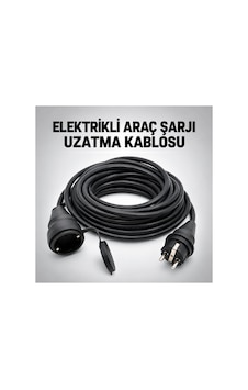 Elektrikli Araç Şarj Cihazları İçin Uzatma Kablosu 3x2.5mm %100 Tam Bakır 3 Metre Elektrikli Araç Şarj Cihazları İçin Uzatma Kablosu 3x2.5mm %100 Tam Bakır 3 Metre