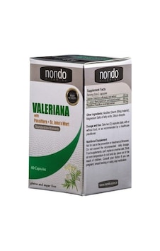 Nondo Valeriana Passiflora + St. Johns Wort 60 Kapsül