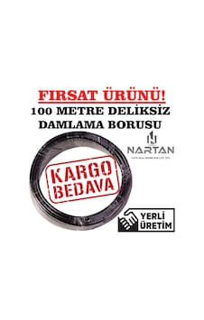 Nartan Damlama Sulama Borusu 16Mm Deliksiz ( 100 Metre ) Nartan Damlama Sulama Borusu 16Mm Deliksiz ( 100 Metre )