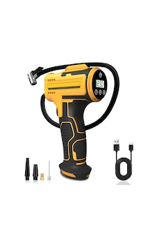 A6666 Şarjlı Lastik Şişirme Pompası, Led Işıklı, 3600mah Powerbank, Kablosuz Air Compressor A6666 Şarjlı Lastik Şişirme Pompası, Led Işıklı, 3600mah Powerbank, Kablosuz Air Compressor