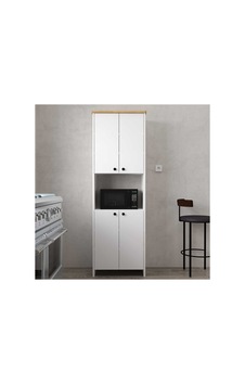 4 Kapaklı Raflı Çok Amaçlı Mikrodalga Bölmeli Mutfak Dolabı Beyaz - 645221186 Beyaz 4 Kapaklı Raflı Çok Amaçlı Mikrodalga Bölmeli Mutfak Dolabı Beyaz - 645221186 Beyaz