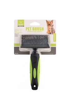 Nunbell İnce Telli Kedi Köpek Tarağı Yeşil Large Nunbell İnce Telli Kedi Köpek Tarağı Yeşil Large