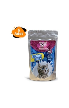 Hobi Kitten Milk Yavru Kediler İçin Süt Tozu 200 Gr X 6 Adet - Ekonomik Paket Hobi Kitten Milk Yavru Kediler İçin Süt Tozu 200 Gr X 6 Adet - Ekonomik Paket