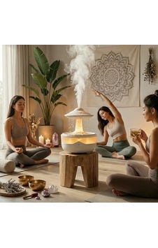 Tasarımlı Hava Nemlendirici Ve Aroma Difüzör, Atmosfer Aydınlatmalı, Zamanlayıcılı, 145x189mm Tasarımlı Hava Nemlendirici Ve Aroma Difüzör, Atmosfer Aydınlatmalı, Zamanlayıcılı, 145x189mm