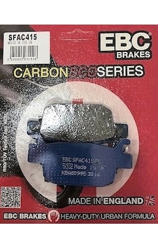 Honda Sh 300 Arka Fren Balatası Ebc Sfac415 Karbon Balata Honda Sh 300 Arka Fren Balatası Ebc Sfac415 Karbon Balata