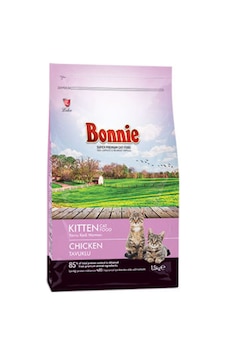 Bonnie Tavuklu Yavru Kedi Maması 1,5 Kg 3'li Avantaj Paketi Mıchu