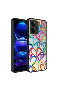 Xiaomi Redmi Note 12 5g Kılıf Aynalı Desenli Kamera Korumalı Parlak Zore Mirror Kapak Kalp Xiaomi Redmi Note 12 5g Kılıf Aynalı Desenli Kamera Korumalı Parlak Zore Mirror Kapak Kalp