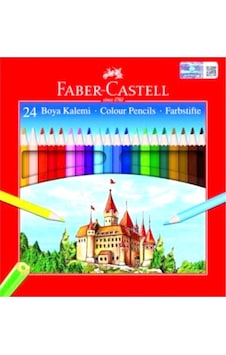 Faber Castell Kuru Boya 24lü Karton Kutu - 3 Adet Çok Renkli Faber Castell Kuru Boya 24lü Karton Kutu - 3 Adet Çok Renkli