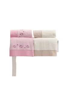 Tac Hamam Seti Edıta Pembe&Ekru Tac Hamam Seti Edıta Pembe&Ekru