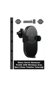 Delux Serisi Aksesuar Pratik 20w Wireless Araç Şarj Cihazı Telefon Tutacağı Delux Serisi Aksesuar Pratik 20w Wireless Araç Şarj Cihazı Telefon Tutacağı