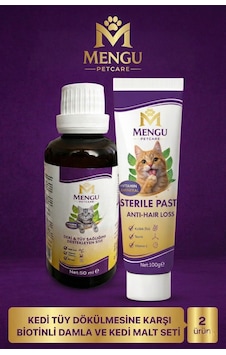 Kediler İçin B Complex Damla 50ml - Taurinli Kedi Maltı 100gr- Set Kediler İçin B Complex Damla 50ml - Taurinli Kedi Maltı 100gr- Set