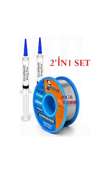 Mechanic Ty-v668 Lehim Teli 40 G 0,8 Mm Ve Krem Flux Yardımcı Set 2in1 Arada Tk05