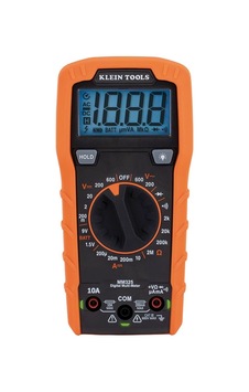 Klein Tools Mm325 Multimetre, Dijital Manuel Değişen 600v Ac/dc Gerilim Test Cihazı, Pilleri, Akımı