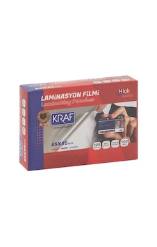 Kraf Lainasyon Filmi 65 x 95 MM 125 Mıc 100'lü 2126 Kraf Lainasyon Filmi 65 x 95 MM 125 Mıc 100'lü 2126