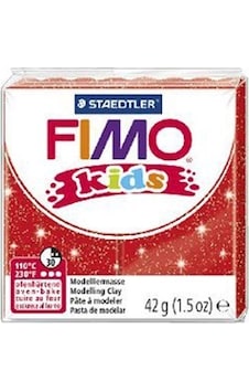 Staedtler Fimo Kids Polimer Kil 42Gr. Glitter Red Staedtler Fimo Kids Polimer Kil 42Gr. Glitter Red
