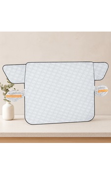 Buz Önleyici Oto Branda 230x120 Cm Ayna Kapaklı, Emniyet Kanatlı -