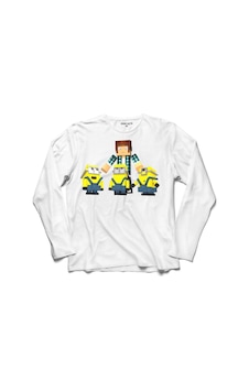 Mınecraft Mınıons Minyonlar Mınıoncraft 2 Uzun Kollu Tişört (518451175) Mınecraft Mınıons Minyonlar Mınıoncraft 2 Uzun Kollu Tişört (518451175)