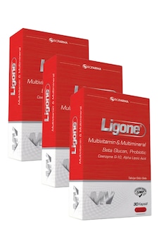 Ligone Beta-Glucan Probiotic 3 x 30 Kapsül