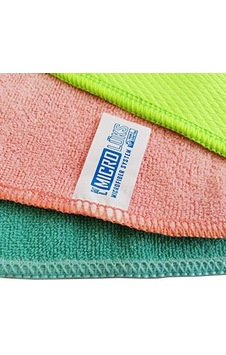 Microlüks Mikrofiber 3'lü Temizlik Bezi 2 Havlu + 1 Bez 30cm X 34cm 0