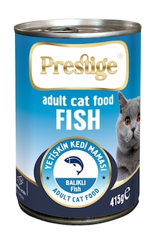 Prestıge Sos İçerisinde Parça Balık Etli Yetişkin Kedi Maması 415 G X 24 Adet Prestıge Sos İçerisinde Parça Balık Etli Yetişkin Kedi Maması 415 G X 24 Adet