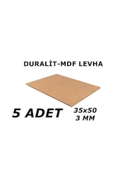 Cem Ysfx Adet Duralit Mdf Levha 35X50 3Mm Kalınlık -Resim Altlığı Life Sell 721051